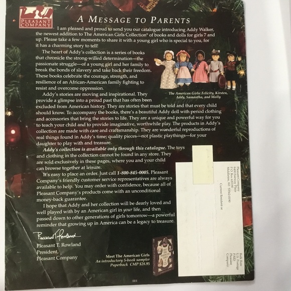 Special Edition 1993 Catalogue American Girls Collection Addy Intro - Picture 3 of 6